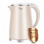 Midea美的 MK-HJ1705电热水壶防烫家用烧水壶304不锈钢电烧水瓶 1.7L