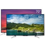 SHARP夏普 LCD-70SU665A 70英寸+LCD-60SU465A 60英寸套装 日本原装液晶面板 4K超高清 智能液晶电视