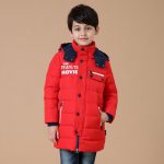 PEANUTS史努比 男童中长款羽绒服2016新款儿童羽绒服小孩冬装加厚保暖外套 3色可选