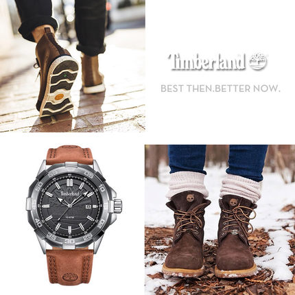 TIMBERLAND添柏岚 TBL.14098JSTU/04美式复古手表时尚男表 个性潮流石英表