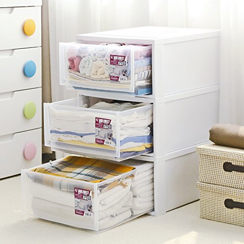 IRIS爱丽思 BC500环保塑料可叠加抽屉式收纳箱