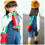 Face FC016儿童保温杯带吸管宝宝两用卡通保温壶男女学生便携不锈钢水杯550ml 三色可选