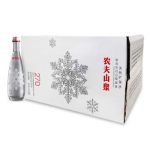 农夫山泉 高端天然矿泉水(玻璃瓶)350ml*24瓶 整箱(图案随机)