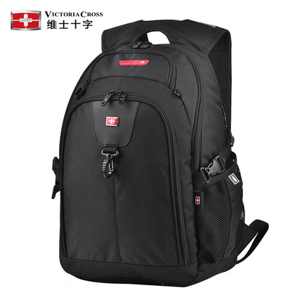 维士十字 双肩包男士背包运动篮球包高中学生书包旅行包休闲电脑包