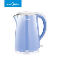 Midea美的 WHJ1705c电热水壶304不锈钢保温家用正品快速烧水壶1.7L