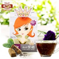 SN新南 黑糖台湾原装进口黑糖块 角切黑糖 速溶奇亚籽黑糖茶200g
