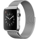 Apple Watch 智能手表(42毫米不锈钢表壳搭配米兰尼斯表带 MJ3Y2CH/A)