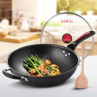 炊大皇 WG15075健康炒锅不粘锅电磁炉通用锅不沾锅无烟锅炒菜锅平底锅34cm