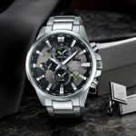 Casio卡西欧 Edifice金属系列 男士手表 商务防水真皮指针石英表男表EFR-303L/304D