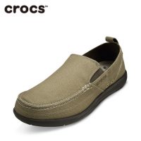 Crocs卡骆驰 男鞋夏季沃尔卢低帮帆布鞋男潮流透气休闲鞋11270 四色可选
