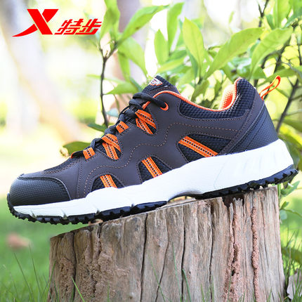 XTEP特步 登山鞋防滑保暖徒步鞋透气耐磨越野跑鞋秋冬户外鞋男鞋