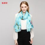 恒源祥 女士丝巾 桑蚕丝围巾 长款百搭真丝丝巾 超大防晒沙滩巾 10款可选