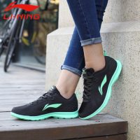 Lining李宁 女鞋跑步鞋2017新款休闲鞋春季旅游鞋慢跑鞋减震轻便运动鞋ARBJ004 两色可选