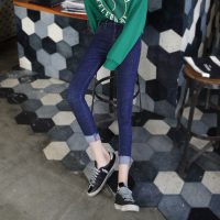 白印雪 春秋韩版高腰女式牛仔裤 九分裤 紧身小脚裤 长裤 2色可选