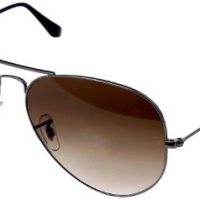 Ray-Ban雷朋 基础功能款太阳镜 RB3025 004/51 62(枪色镜架 茶色渐变镜片)