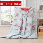红豆 全棉空调被 夏凉被 单双人薄被子 可水洗纯棉夏被 春秋被芯 多款可选