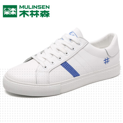木林森 男鞋春季潮鞋小白鞋情侣鞋男士低帮休闲鞋透气学生板鞋单鞋