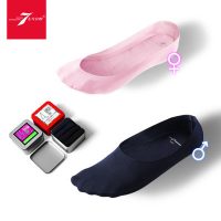 七号公馆 铁盒防脱滑船袜男女袜子春夏薄款浅口隐形袜短袜低帮棉袜4双