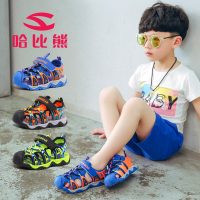 HOBIBEAR哈比熊 童鞋男童凉鞋2017新款夏季韩版女童凉鞋宝宝小孩儿童沙滩鞋