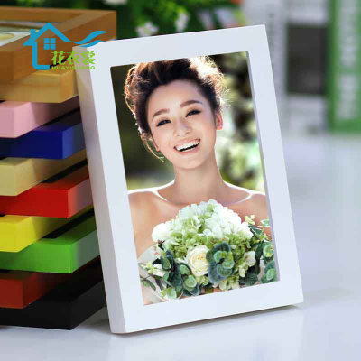 花衣裳 实木挂墙相框摆台7寸6 8 10 11 12 16 18 A4a3创意相片架儿童画框5