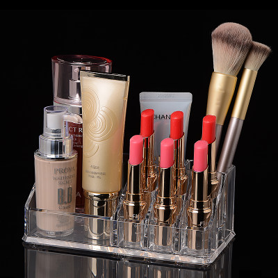韵扬 加厚亚克力化妆品收纳盒小号创意桌面收纳盒透明收纳箱化妆盒