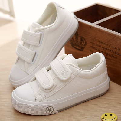 飞耀 童鞋儿童帆布鞋女童布鞋男童白色板鞋休闲运动鞋小白鞋春秋潮