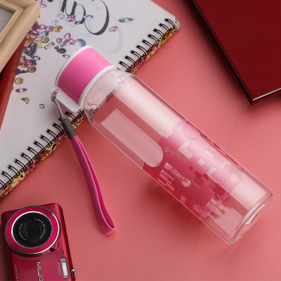 富光 太空杯 水杯塑料女便携防爆户外健身儿童学生随手杯运动杯子