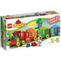 LEGO乐高 儿童拼装积木拼装玩具得宝大颗粒数字火车L10558