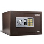 DELING德凌联邦 保险箱 家用小型入墙电子密码防盗保管箱 迷你办公保险柜 2款可选