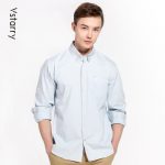 VSTARRY维仕特瑞 2017新款春季休闲打底衫 韩版帅气弹力棉衬衣 纯色衬衫 10色可选