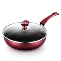 COOKER KING炊大皇 平底锅不粘锅煎锅无油烟锅具电磁炉燃气通用牛排煎饼锅28cm