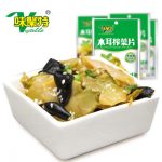 味聚特 木耳榨菜片下饭菜咸菜丝53g*20袋装 四川特产农家泡菜