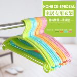 学周阳光 防滑衣架子挂衣架衣服架衣撑子成人塑料晾衣架家用晒衣挂衣架批发10个