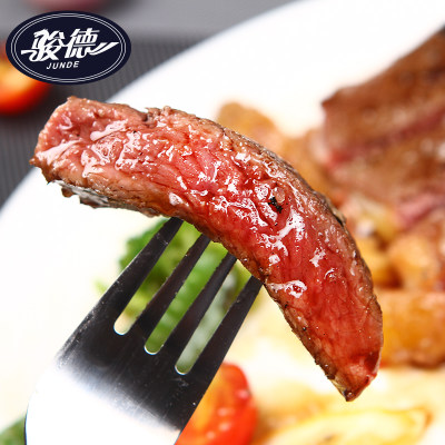 骏德 澳洲家庭牛排套餐团购新鲜牛肉菲力黑椒10片装