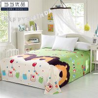 当当优品 纯棉床单单件双人全棉被单学生宿舍单人床0.9米