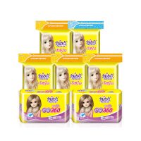 FREEMORE自由点 FK7-1组合 卫生巾透气舒爽日夜组7包 无荧光剂 姨妈巾