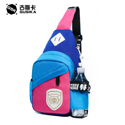 古斯卡 2016新款胸包 女包斜挎包单肩包男韩版休闲运动小包女士包