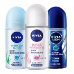Nivea妮维雅 男女情侣走珠液50mL 止汗露 腋下爽身香体滚珠 5款可选