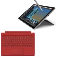 Microsoft微软 Surface Pro 4二合一平板电脑(酷睿i5 128G存储 4G内存 触控笔)红色键盘套装