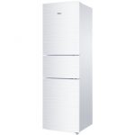 Haier海尔 BCD-223WDPV 223升风冷无霜三门冰箱 电脑控温 干湿分储 全温区变温室 白色水玉汐