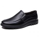 雨之翼誓 男士皮鞋真皮加绒棉鞋休闲鞋男鞋中年人爸爸鞋父亲中老年鞋子冬季 4色可选