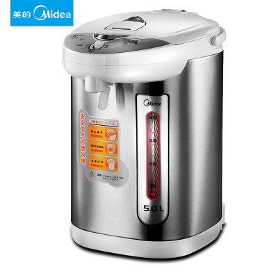 Midea美的 PD105-50G 电热水瓶保温家用5L电热水壶304不锈钢烧水壶