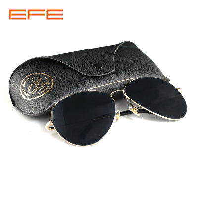 EFE 太阳镜女男士开车墨镜蛤蟆司机镜圆脸高清驾驶太阳眼镜