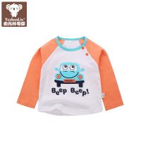 俞兆林 儿童短袖纯棉T恤2017夏季新款宝宝女童男童打底衫上衣韩版