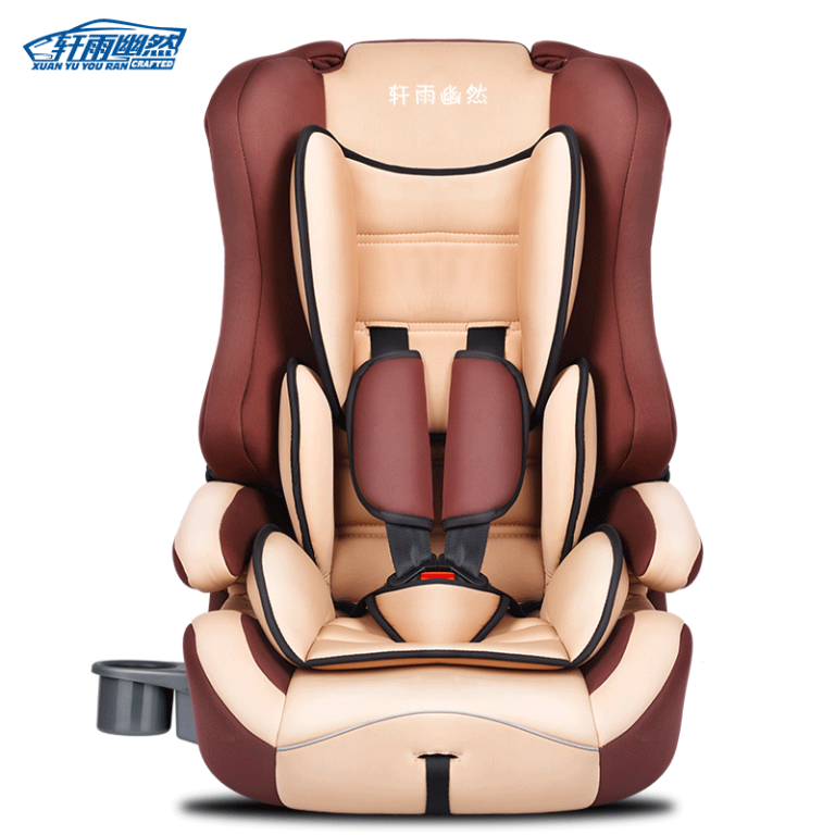 轩雨幽然 儿童安全座椅汽车用宝宝婴儿小孩车载坐椅9个月-12岁3C认证isofix