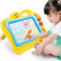 多乐宝贝 幼儿童画画板磁性写字板宝宝涂鸦板1-3岁小黑板支架式玩具绘画板 44*32cm