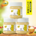 三蜜坊 长白山椴树雪蜜白蜜天然纯农家自产原蜜天然结晶蜂蜜 250g*3瓶