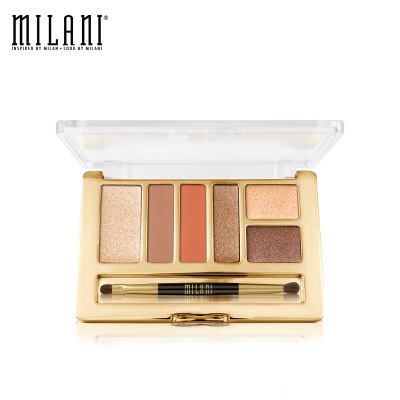 Milani 六色眼影盘 哑光珠光大地色粉色桃花不晕染初学者美国直邮