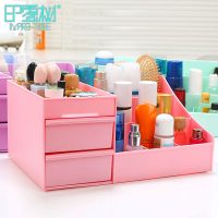 印象树 化妆品桌面收纳盒塑料大号简约抽屉式首饰收纳柜创意储物盒整理盒