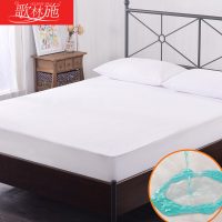 歌林施 纯棉防水床笠席梦思保护套1.8m床垫套1.5米全棉隔尿儿童床罩单件